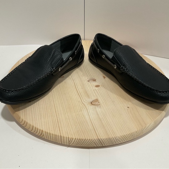 Used Like New GBX Ludlam Black Slip On Loafer‎ Driving Shoes Men Size 10M - Picture 5 of 6